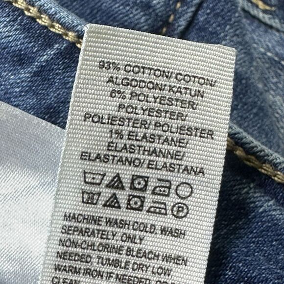 Lucky Brand Jeans Womens 4/27 Blue Sasha Super Skinny Low Rise Distressed Denim‎ - Picture 6 of 14